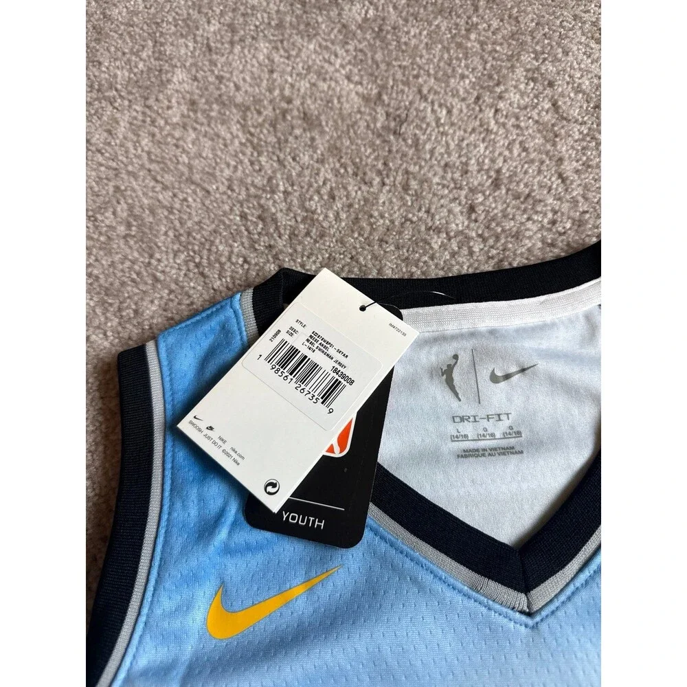 Angel Reese Chicago Sky Nike NWT Youth WNBA Jersey Size Large
